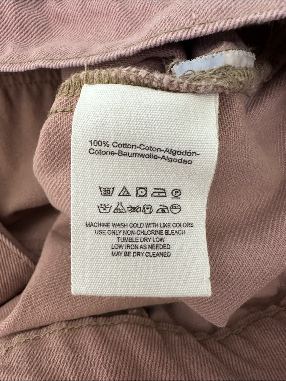 Free People “Eisenhower” Denim Button-Up Jacket (Dusty Pink/Mauve) - Picture 10 of 10